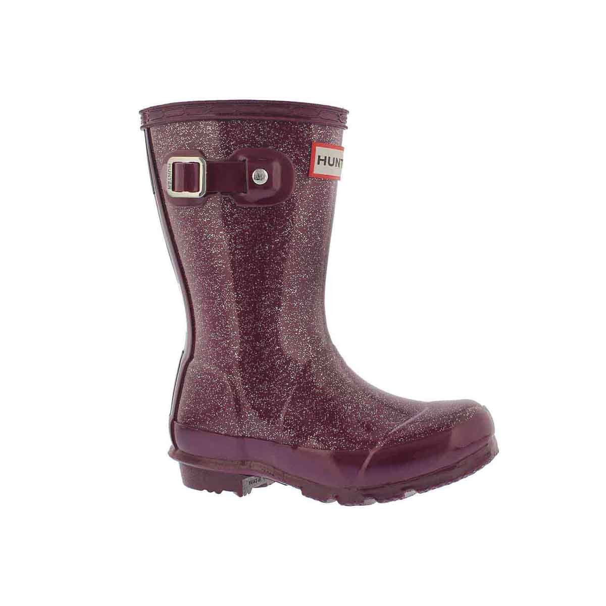 Infants' FIRST CLASSIC GLITTER violet rain boots