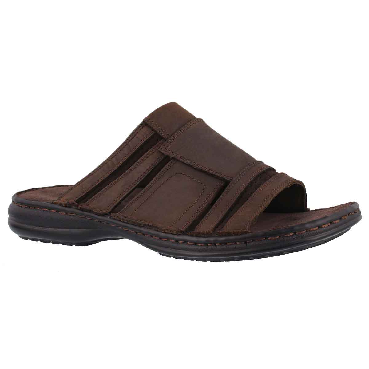 Mns Khal brown casual slide sandal