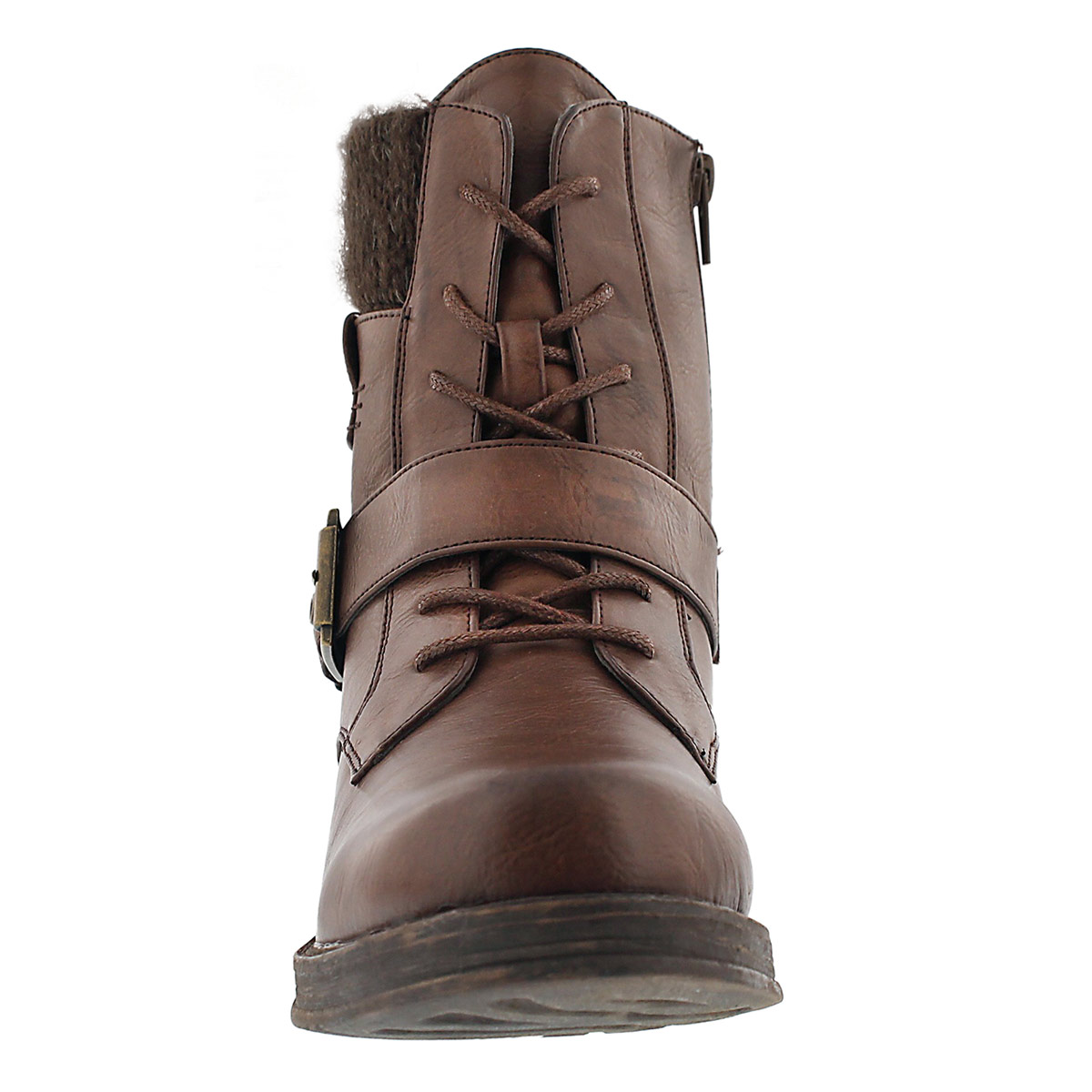 Lds Kiara brn lace up casual boot