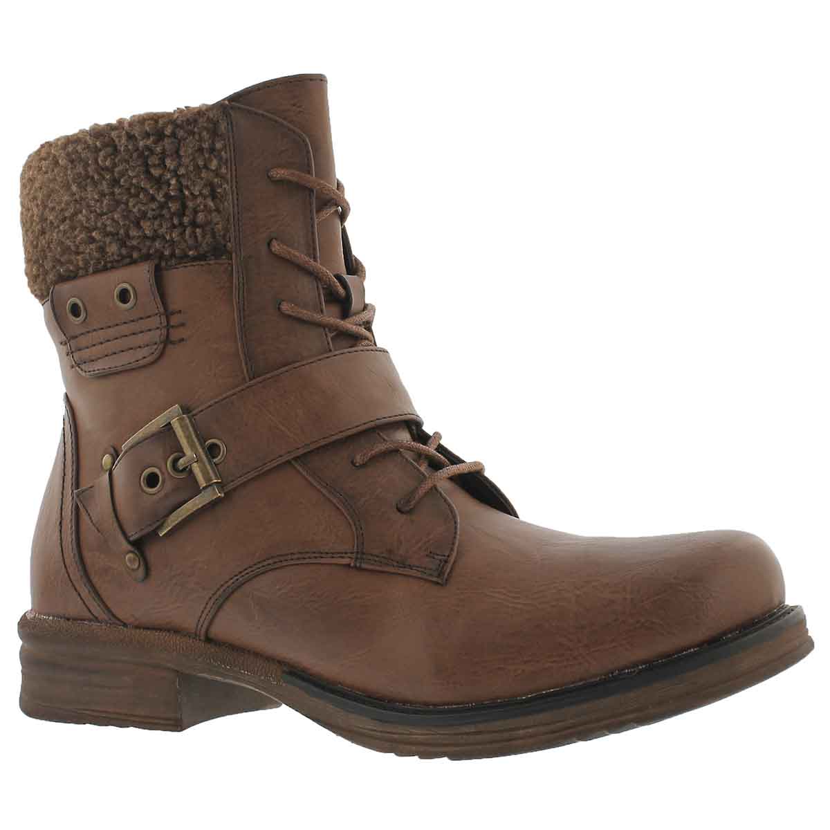 Women's KIARA 2 brown lace up casual boots