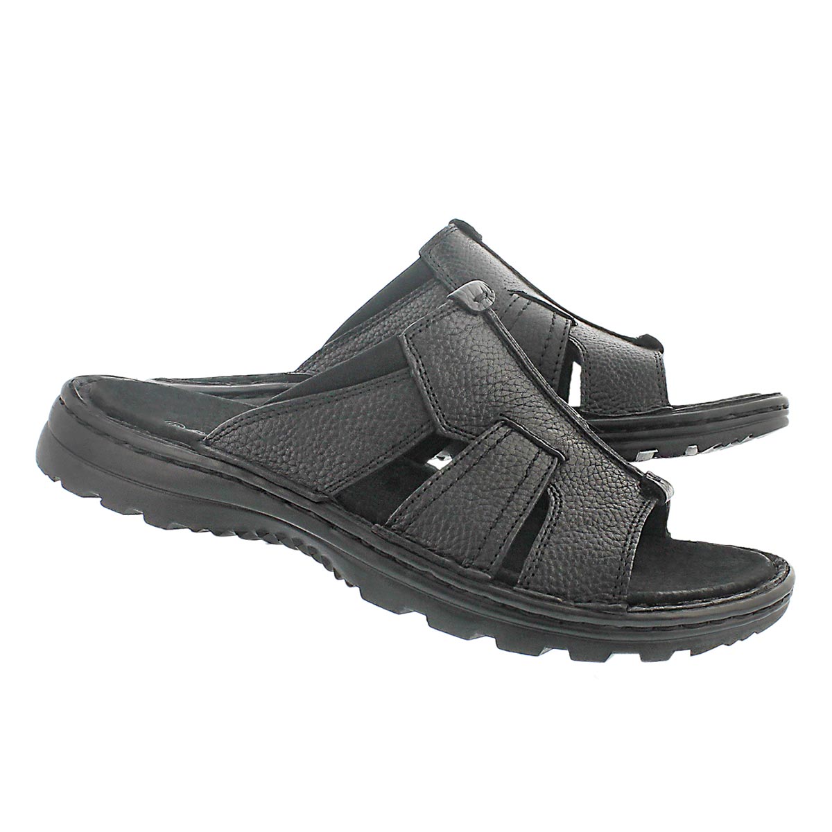Mns Kiefer black slip on casual sandal