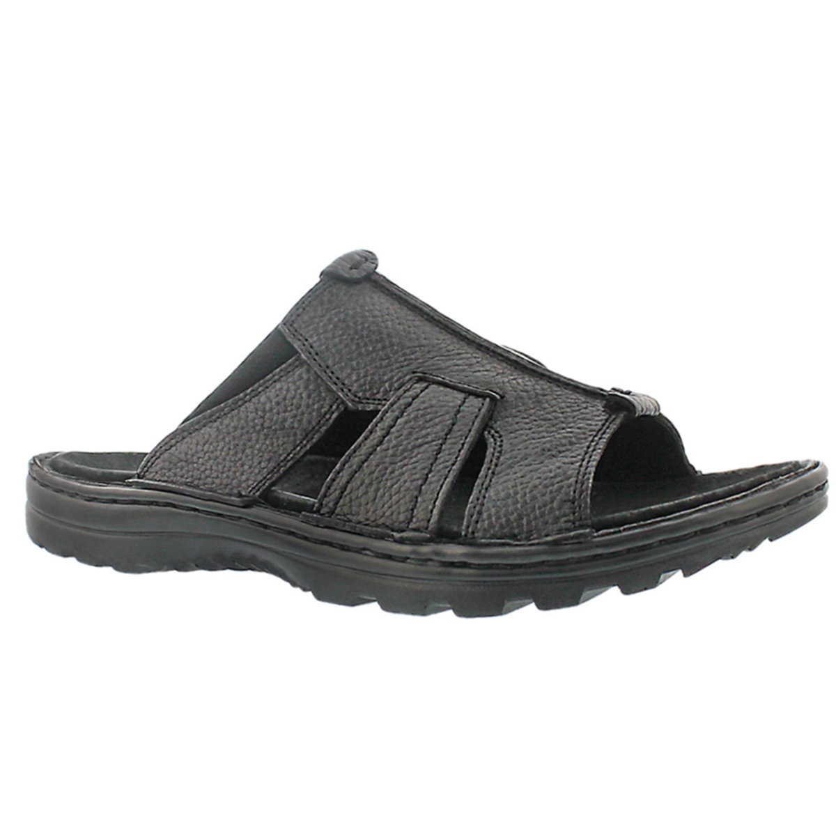 Mns Kiefer black slip on casual sandal