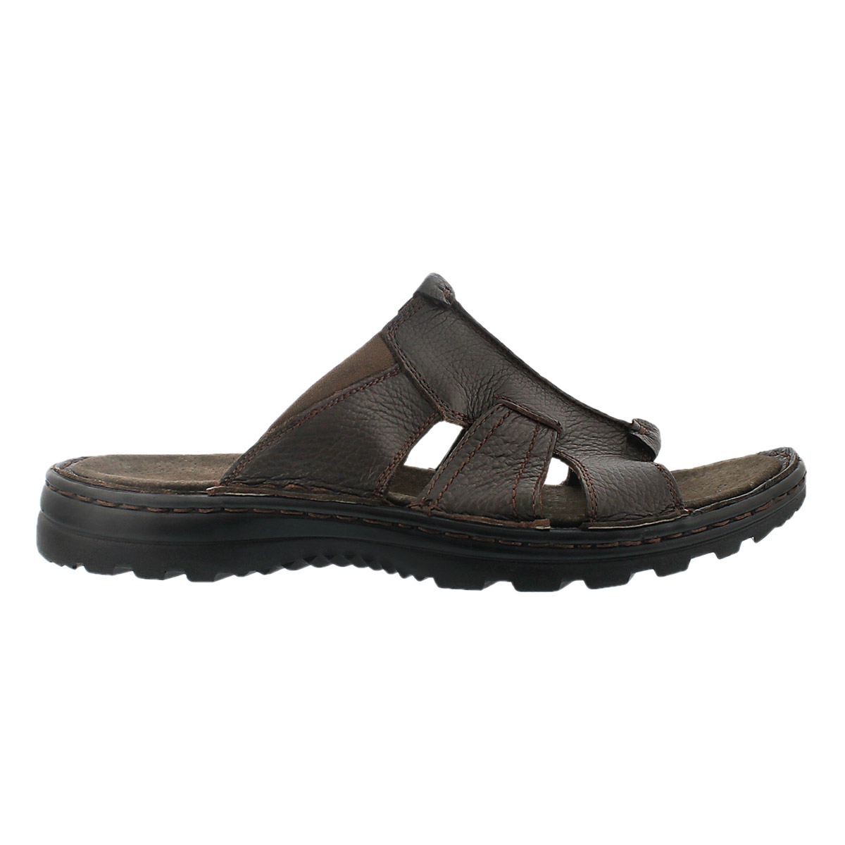 Mns Kiefer brown slip on casual sandal