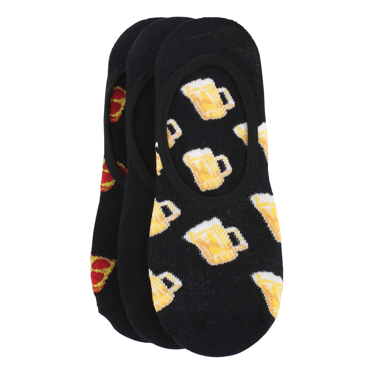 Men's BEER and PIZZA black liners