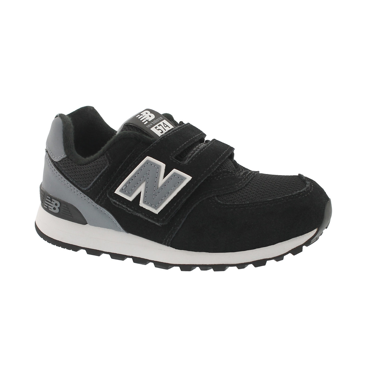 Boys' 574 black/grey sneakers