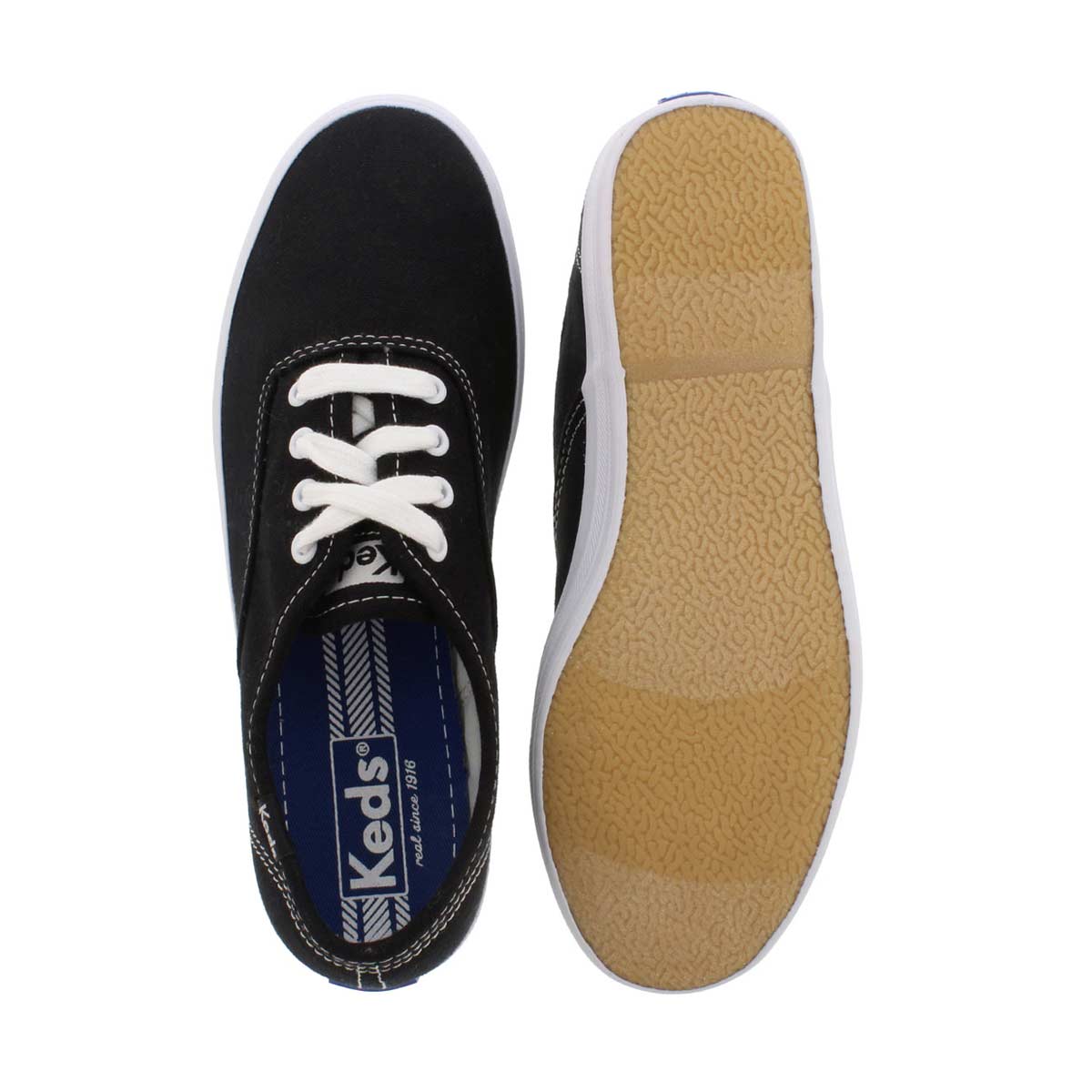 Grls Champion CVO blk/wht canvas sneaker