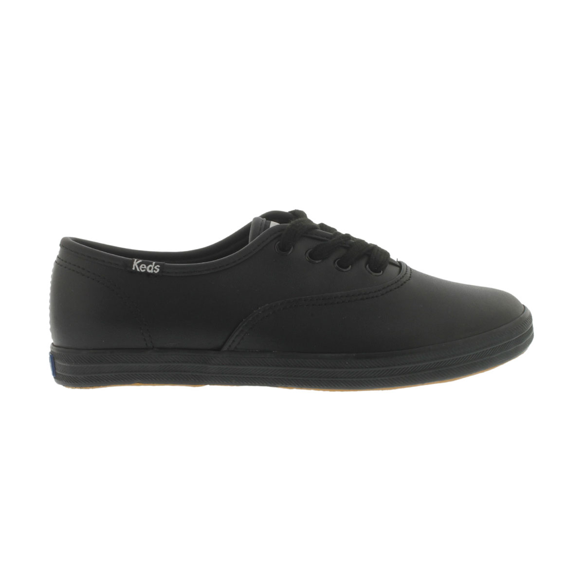 Girls' Champion black leather sneaker