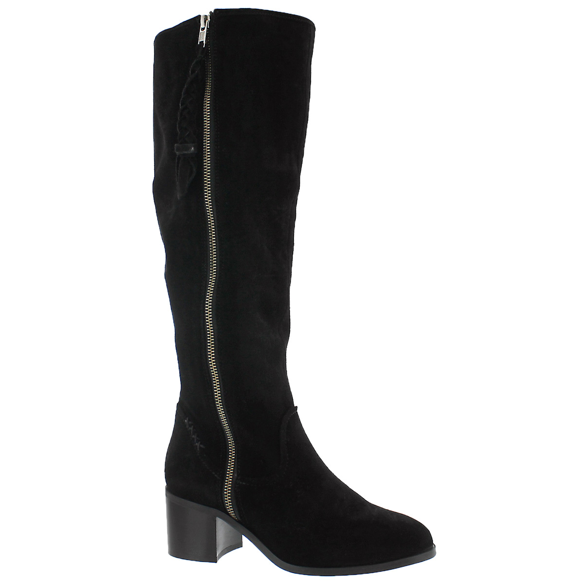 Lds Lasso black knee high dress boot