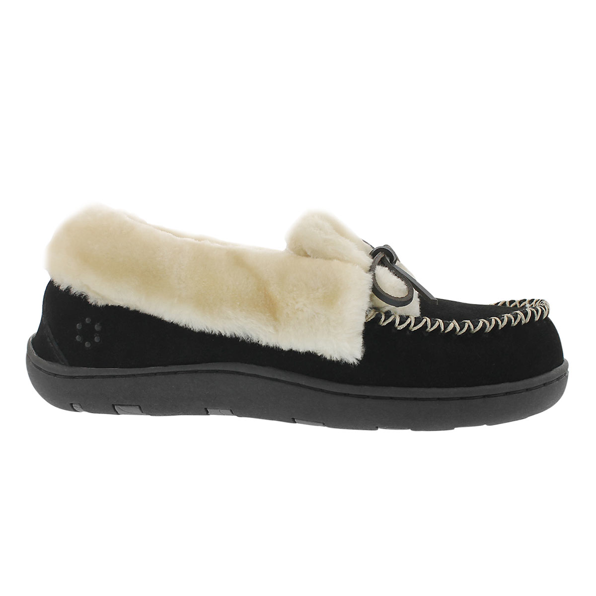 Lds Laurin black lace up moccasin