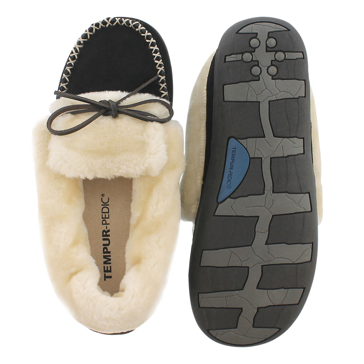 Lds Laurin black lace up moccasin