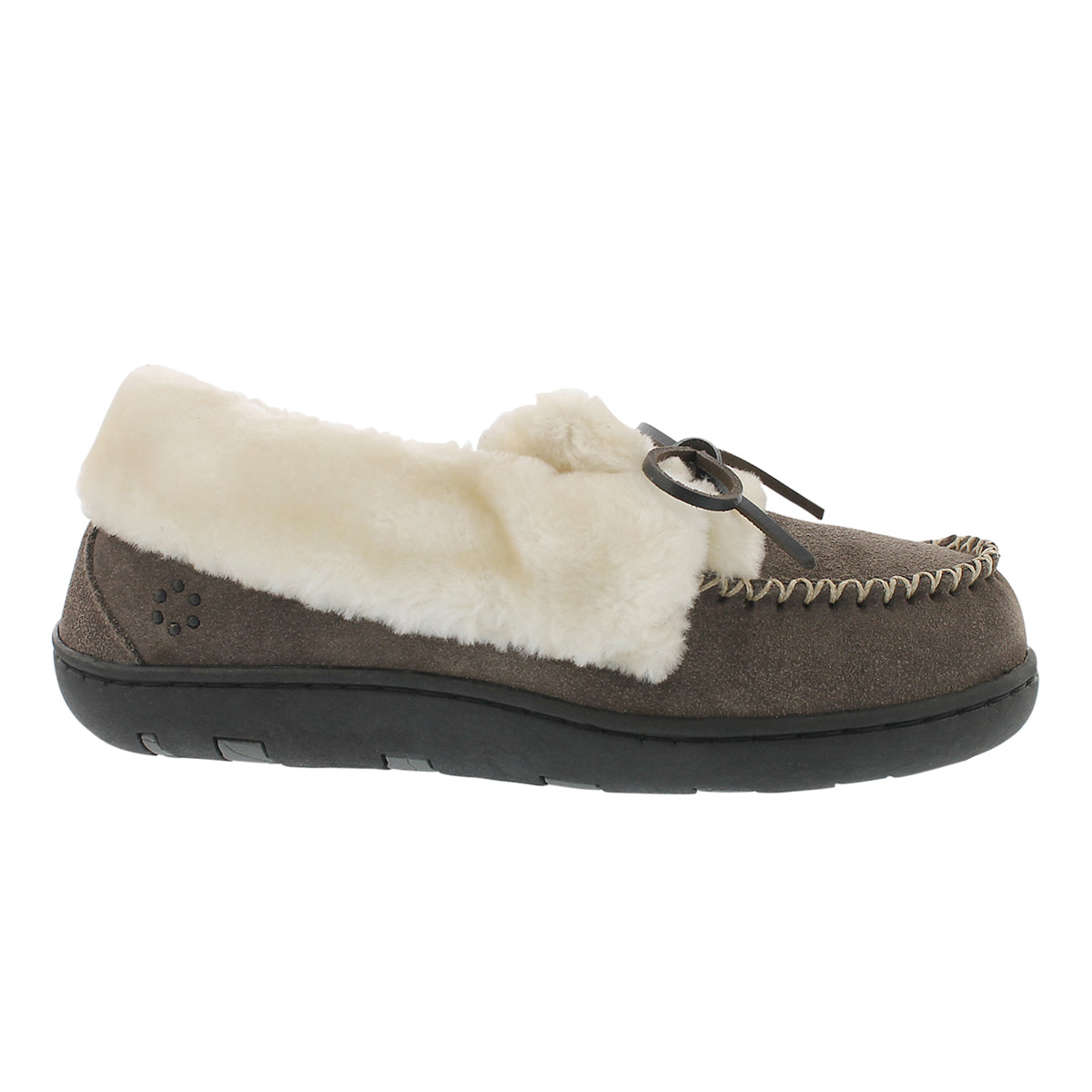 Lds Laurin grey lace up moccasin