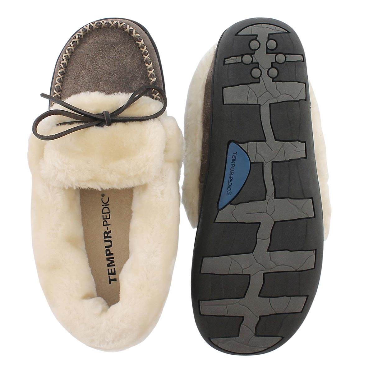 Lds Laurin grey lace up moccasin
