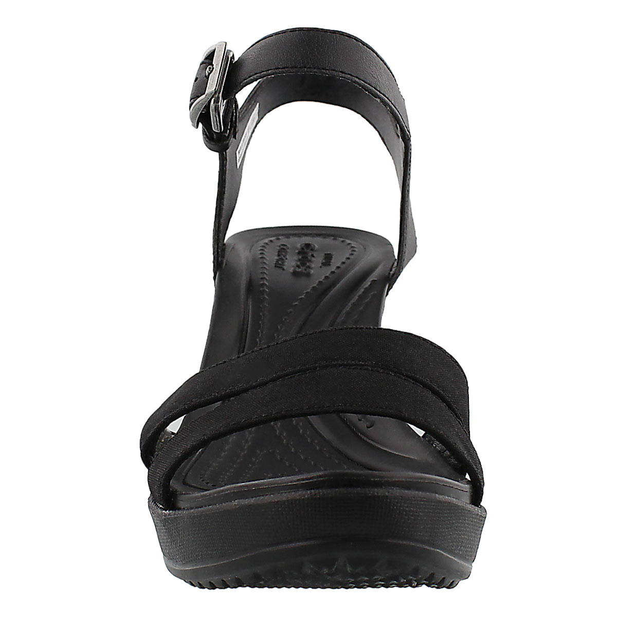 Lds Leigh II black wedge sandal