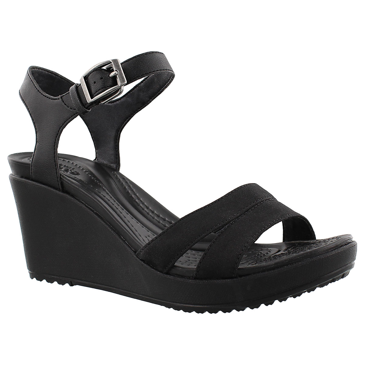 Crocs Women's Leigh II Ankle Strap Wedge Sandal | eBay