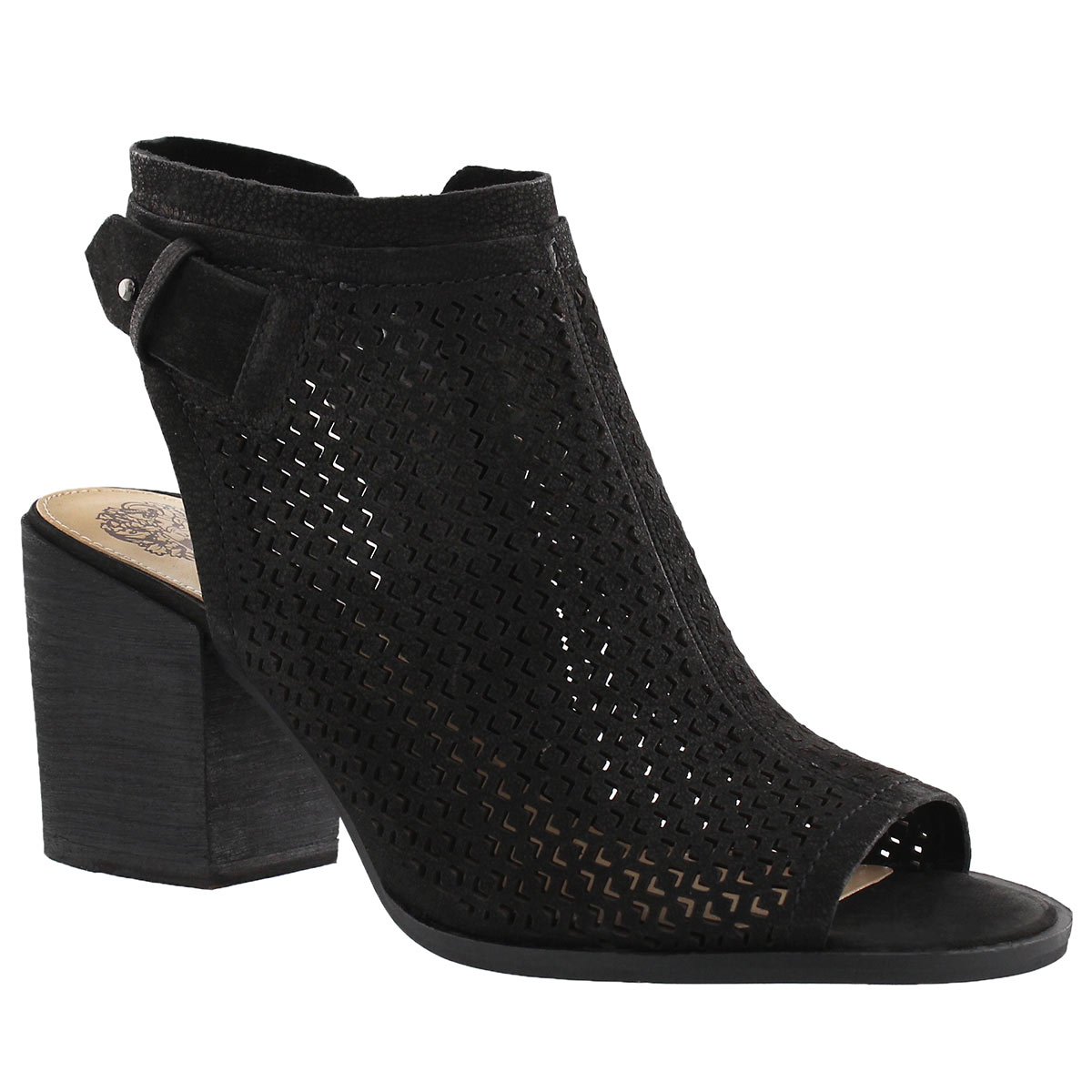Women's LIDIE black peep toe dress sandals