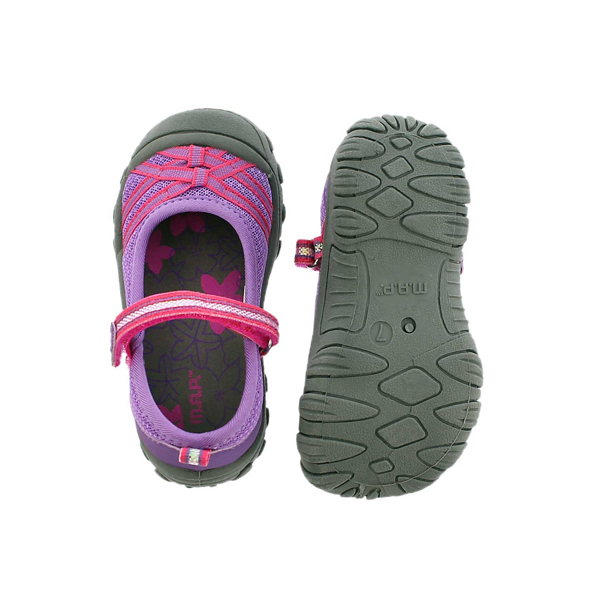 Inf Lilith 3 ppl mary jane casual shoe