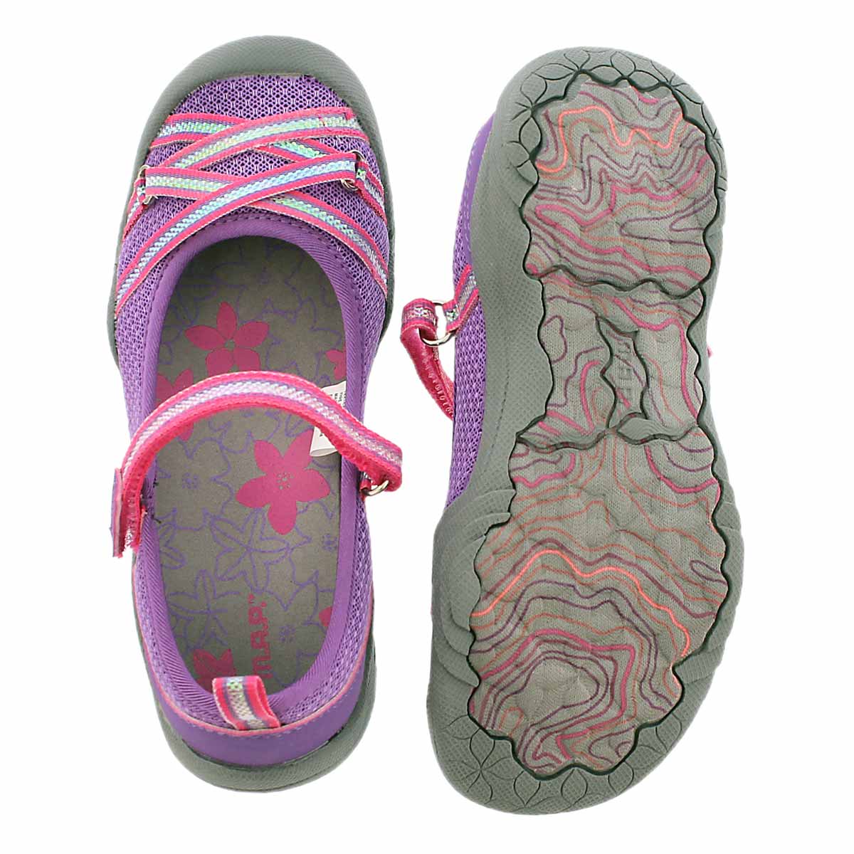 Grl Lilith 3 ppl mary jane casual shoe