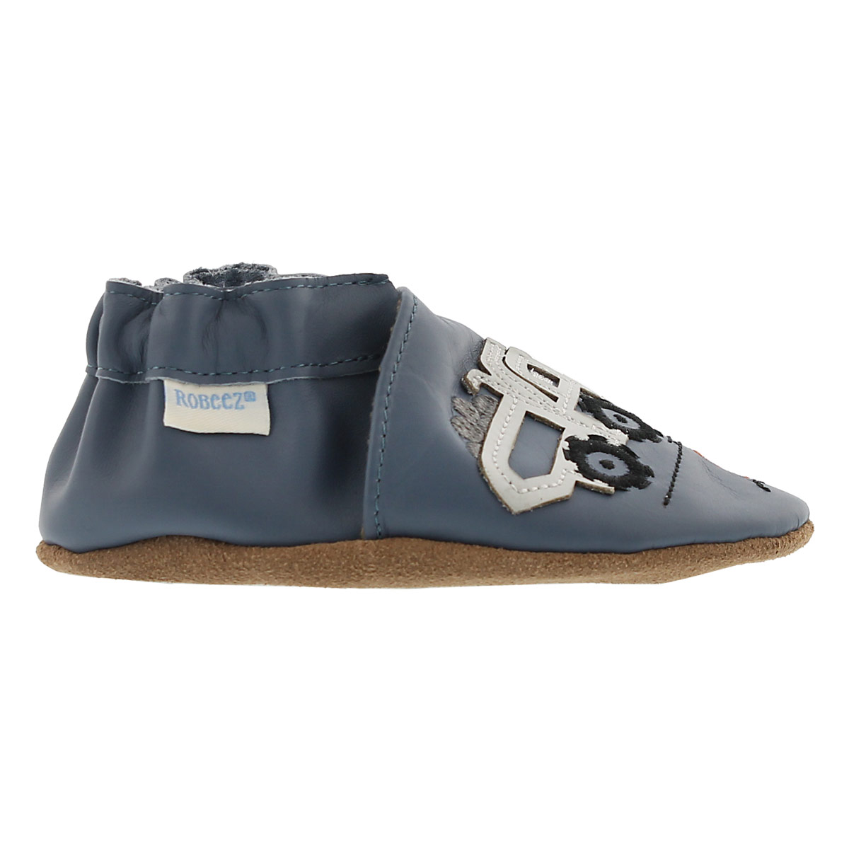 Inf Little Dump Truck blue slipper