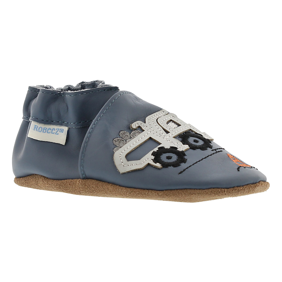 Inf Little Dump Truck blue slipper