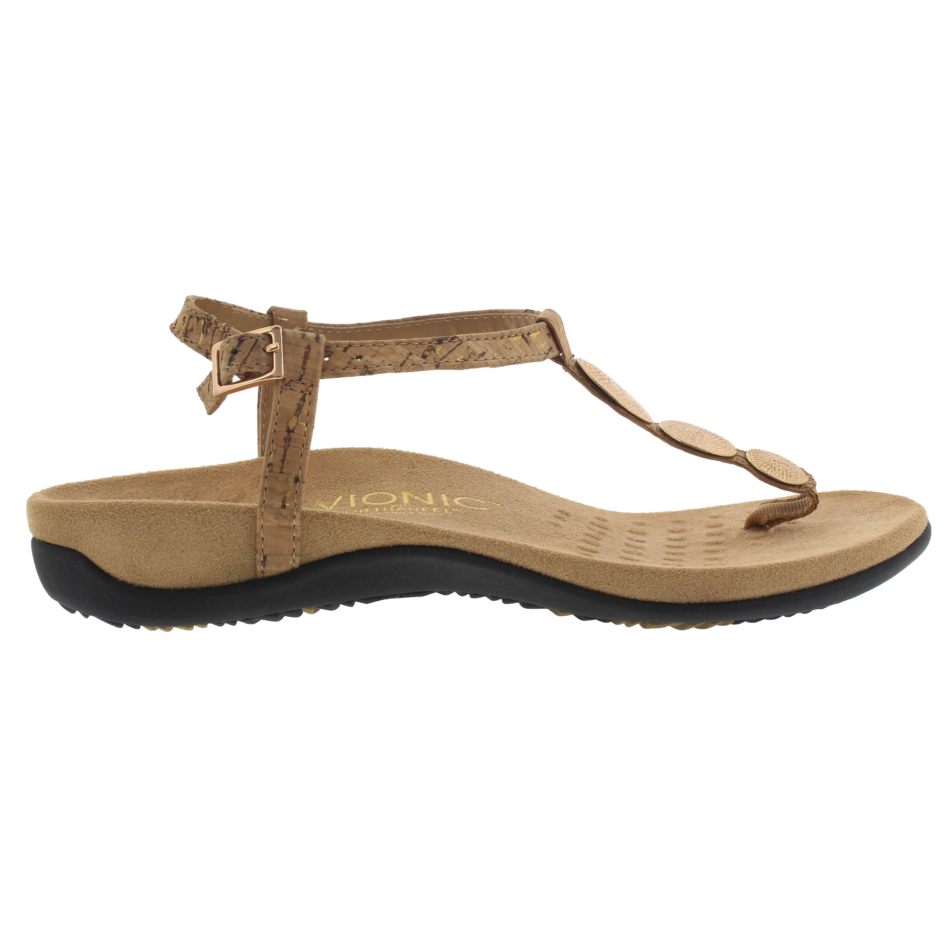 Lds Lizbeth gold arch support flip flop
