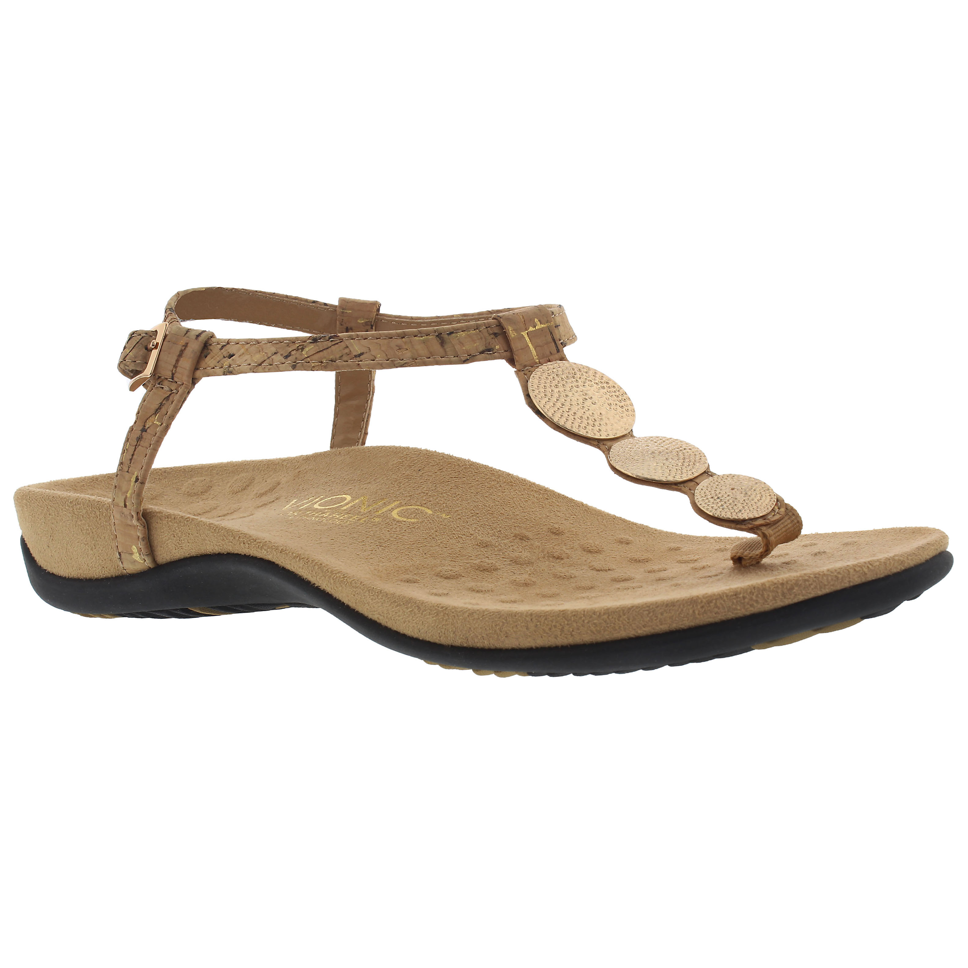 Lds Lizbeth gold arch support flip flop
