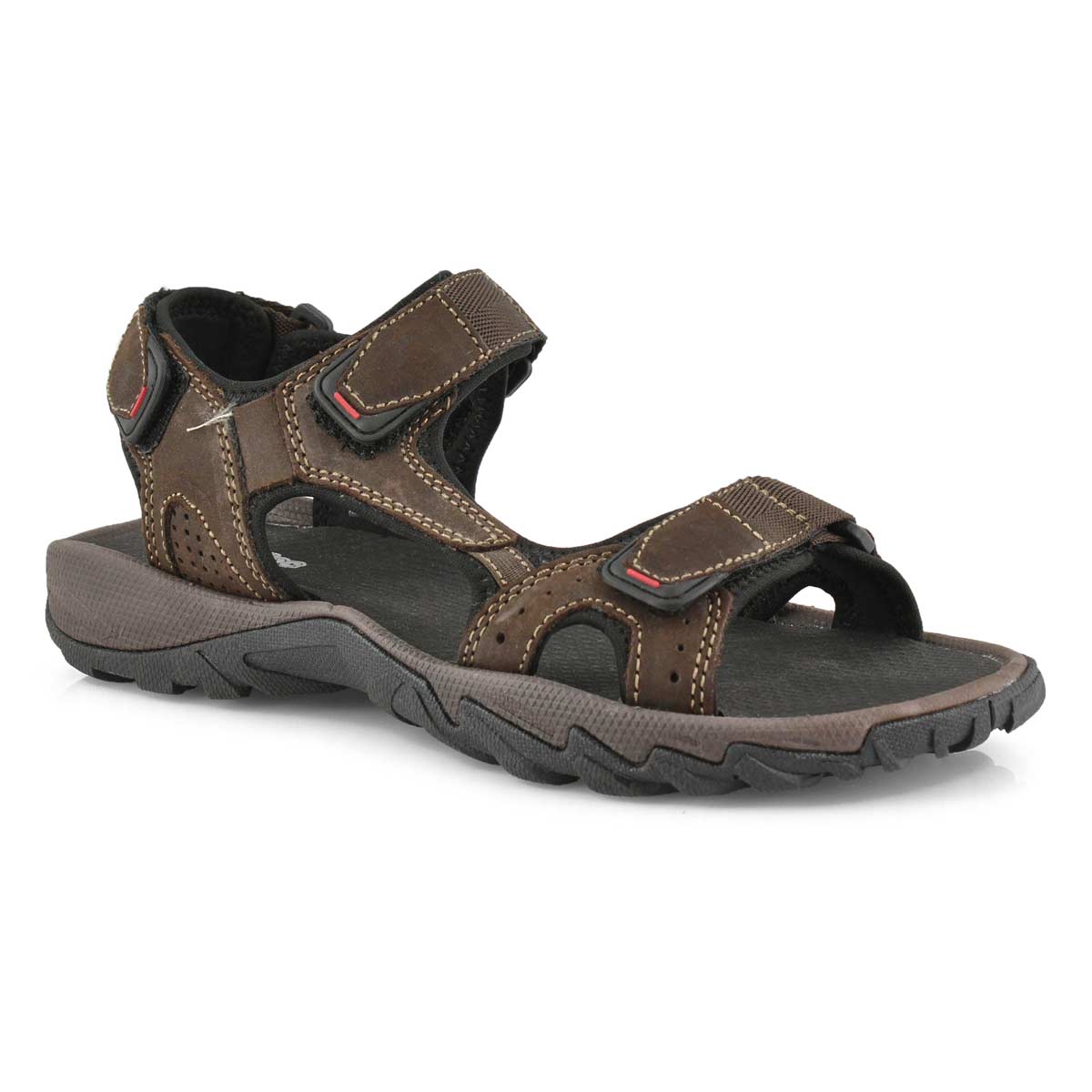 Mns Lucius 4 brown 3 strap sport sandal