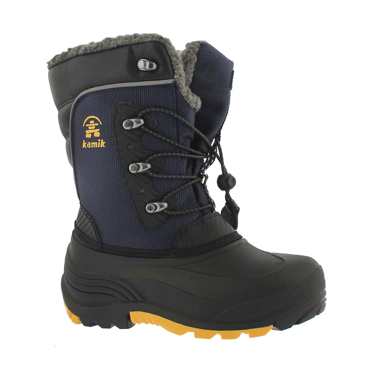 Bys Luke navy/yellow wtpf winter boot
