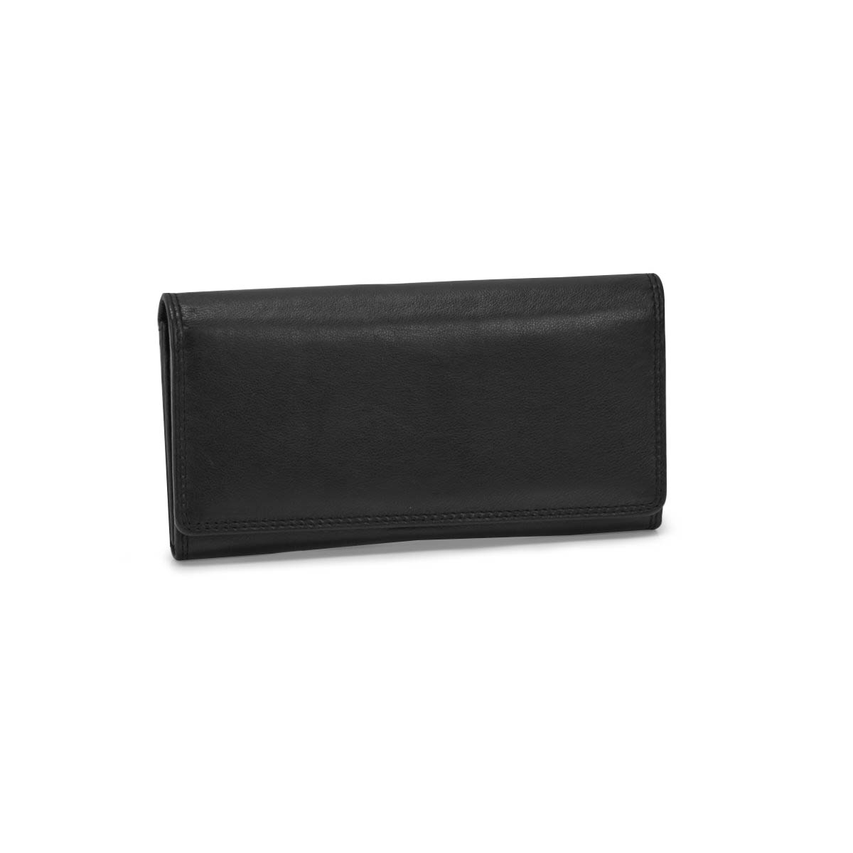 Lds black leather RFID wallet