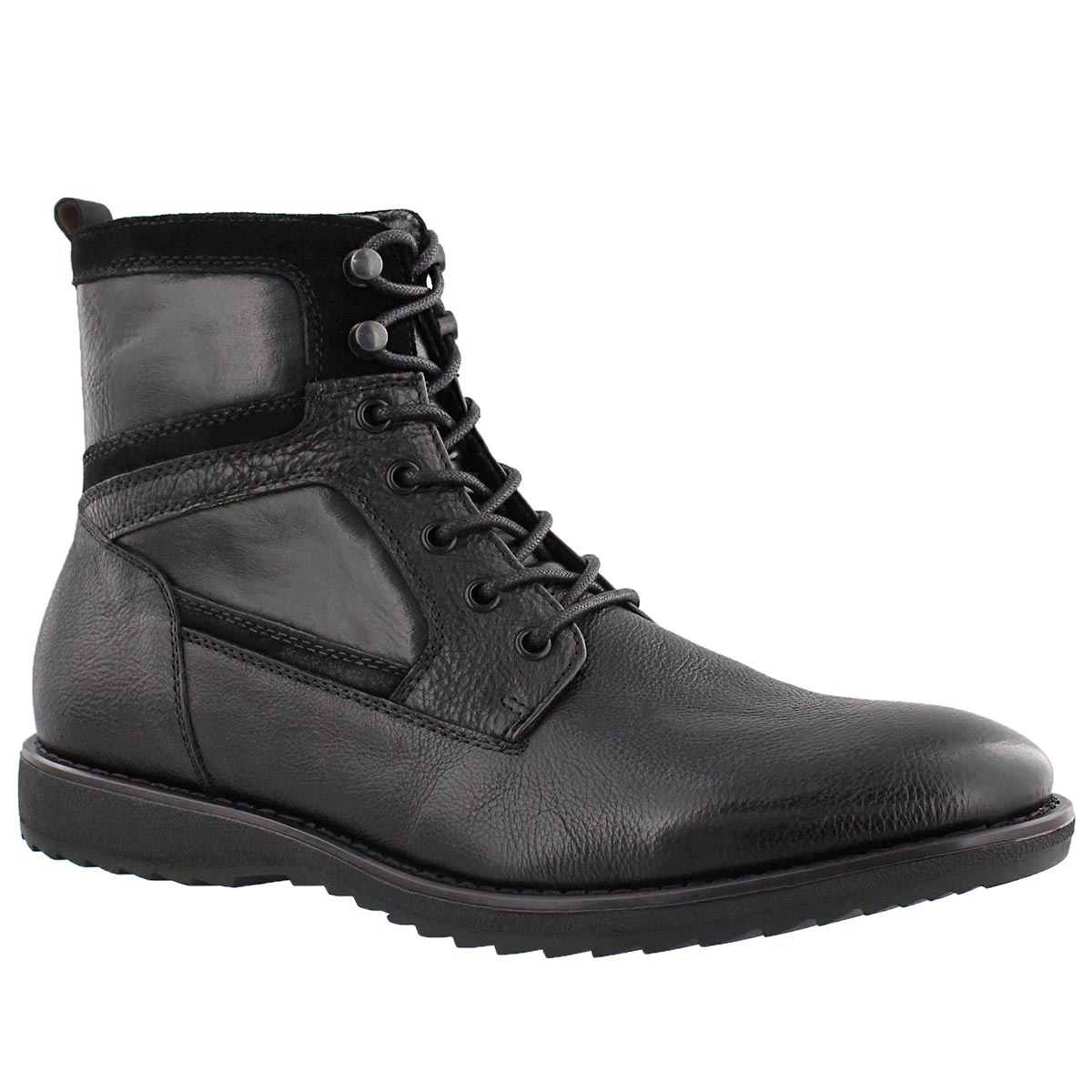 Mns Maldini black leather ankle boot