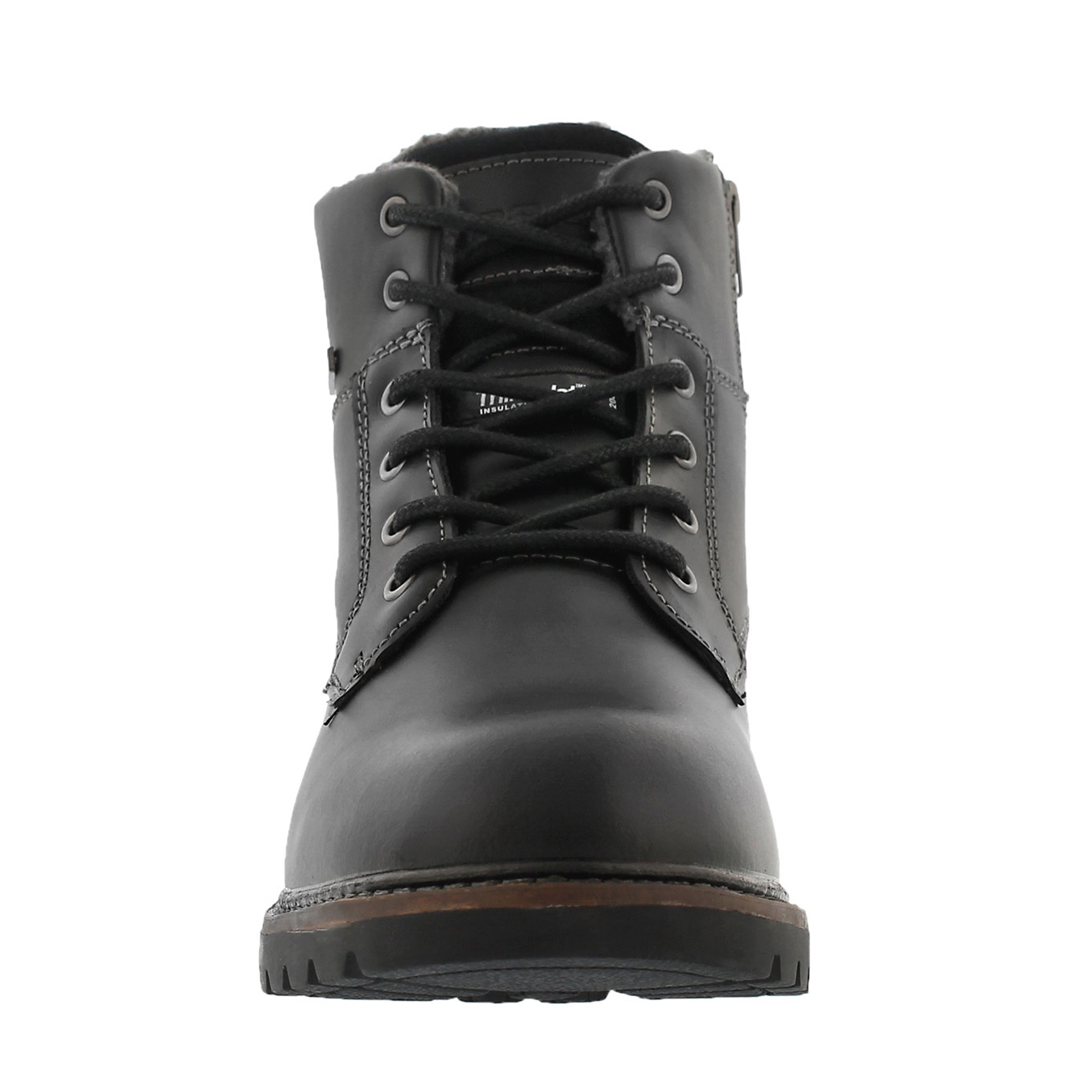 Mns Maxwell blk lace up winter boot