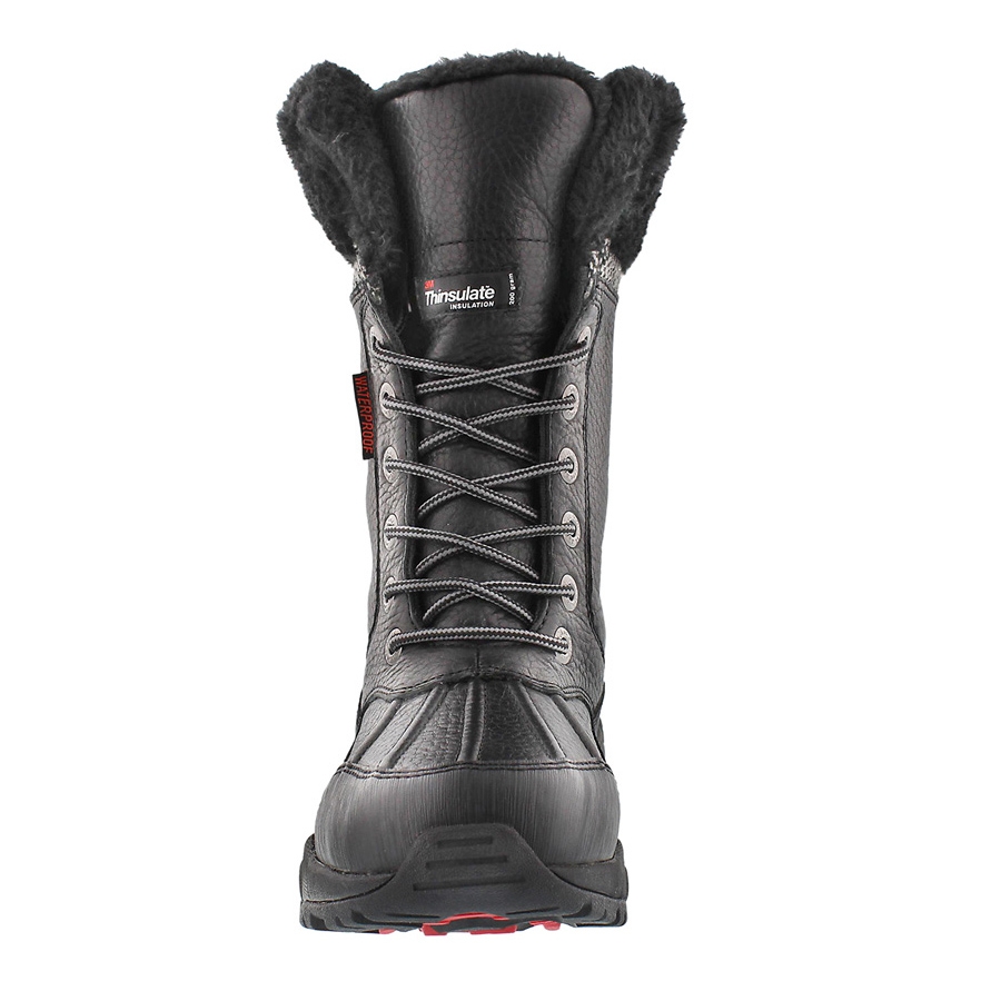 Lds Megan black lace-up wtpf winter boot