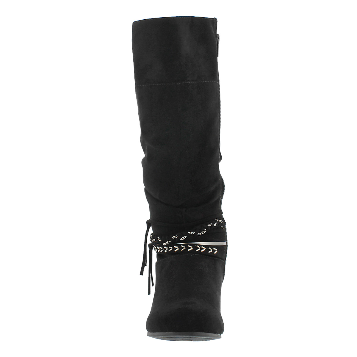 Grls Melanie II blk tall casual boot