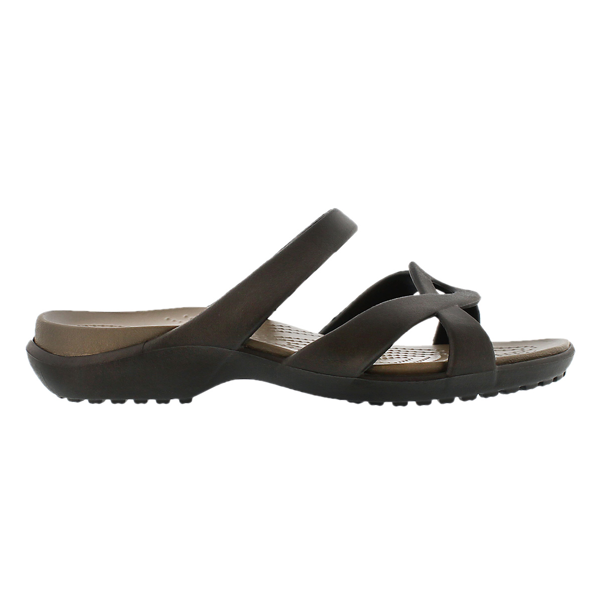Lds Meleen Twist espresso casual sandal