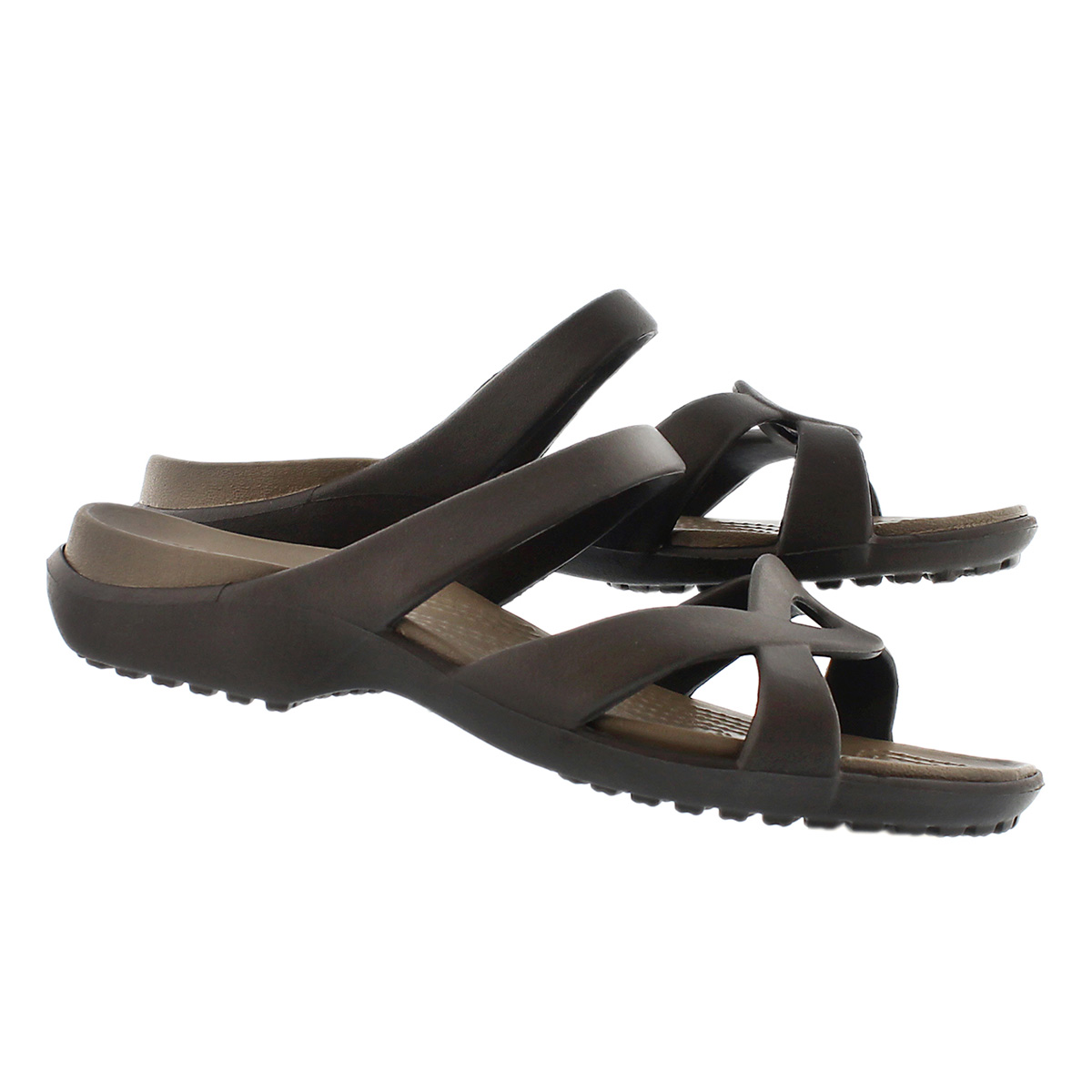 Lds Meleen Twist espresso casual sandal