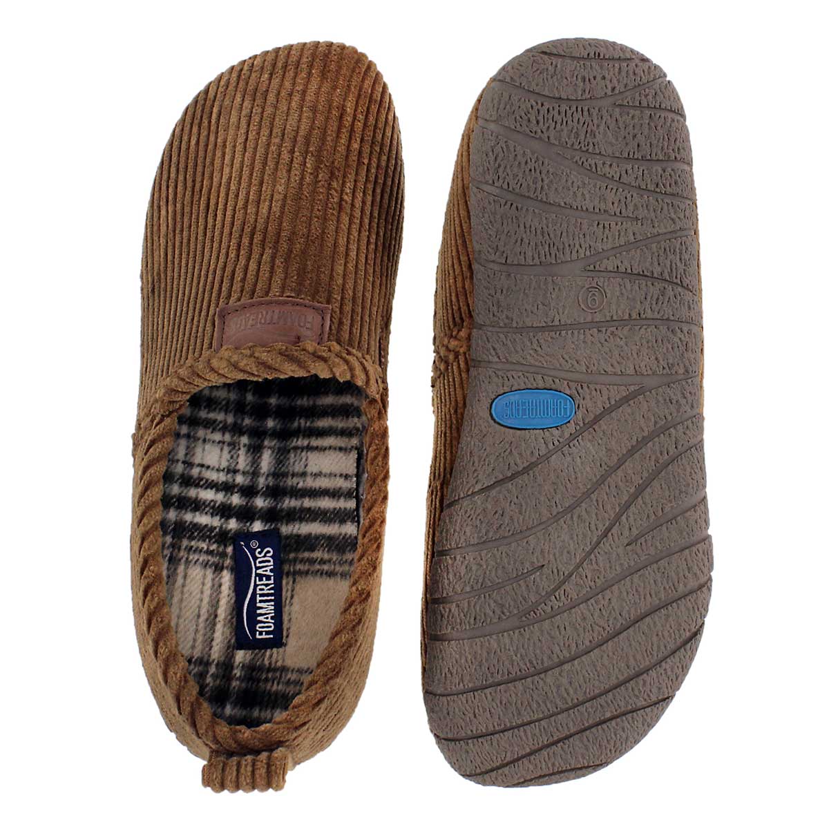 Mns Milton brown closed back slipper