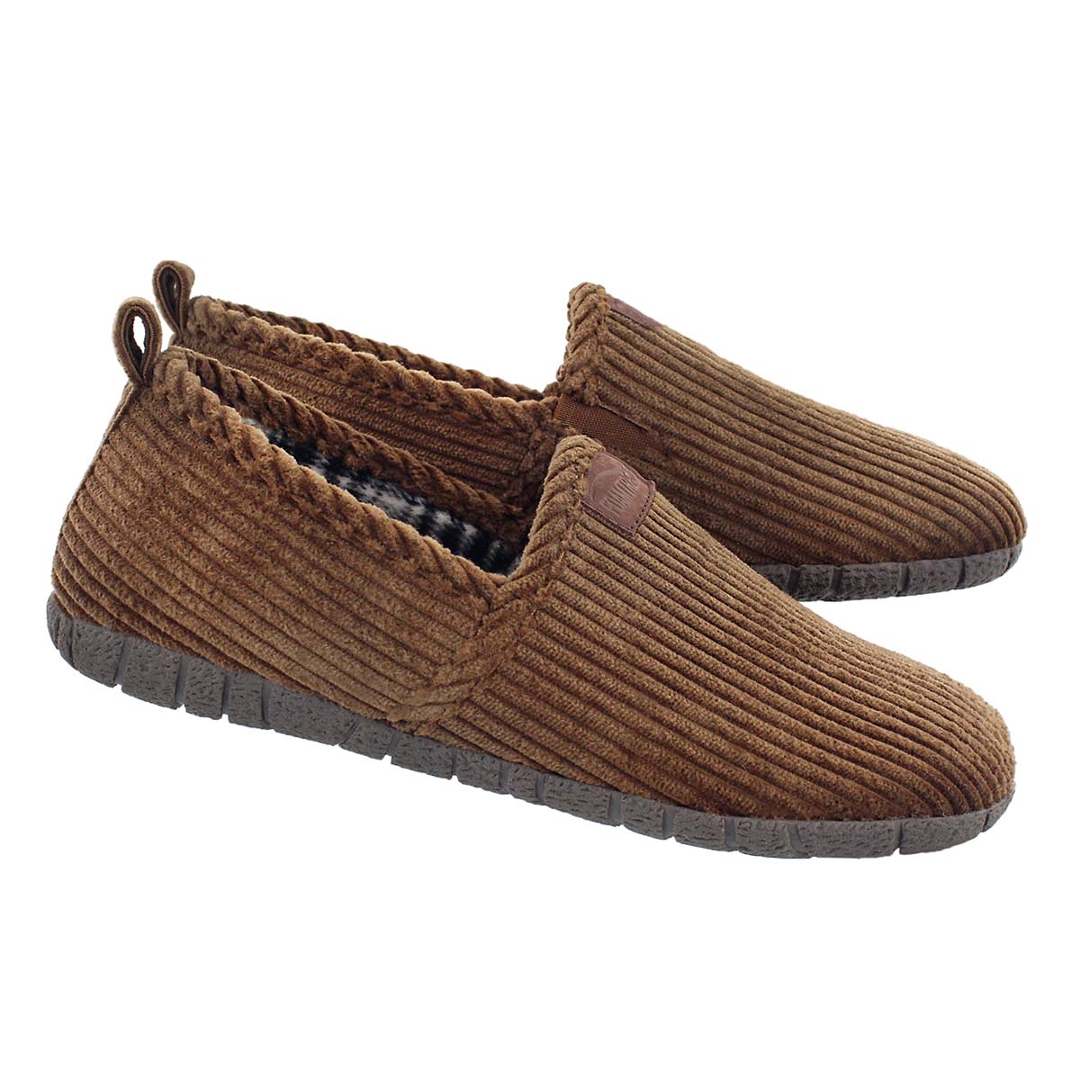 Mns Milton brown closed back slipper