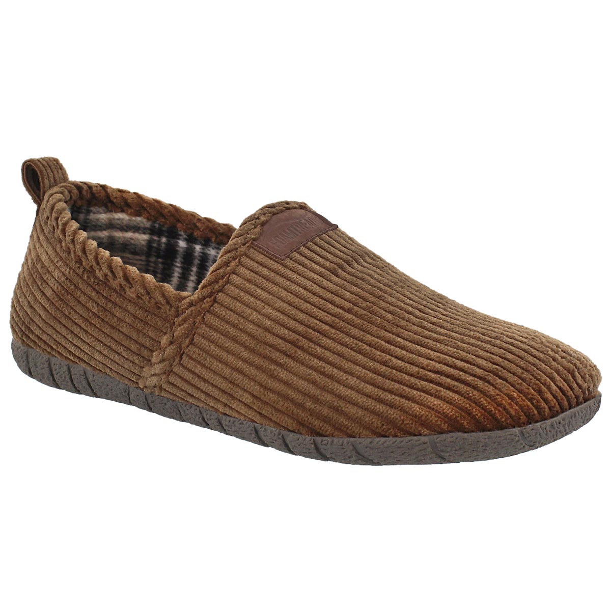 Mns Milton brown closed back slipper