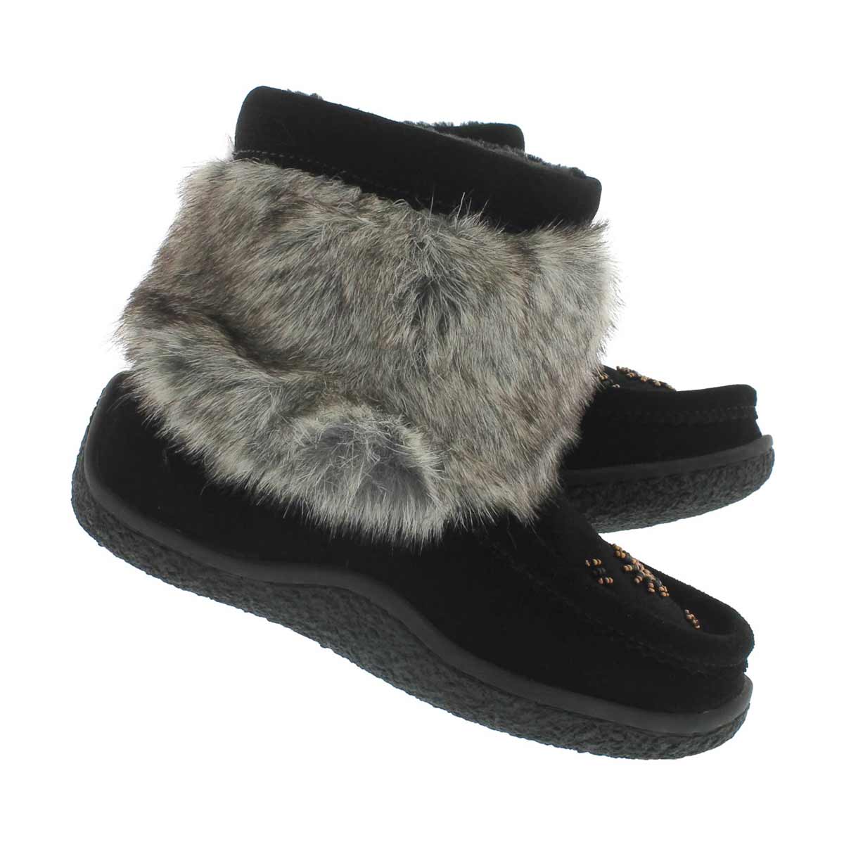 Bottines MiniMuk noir, filles