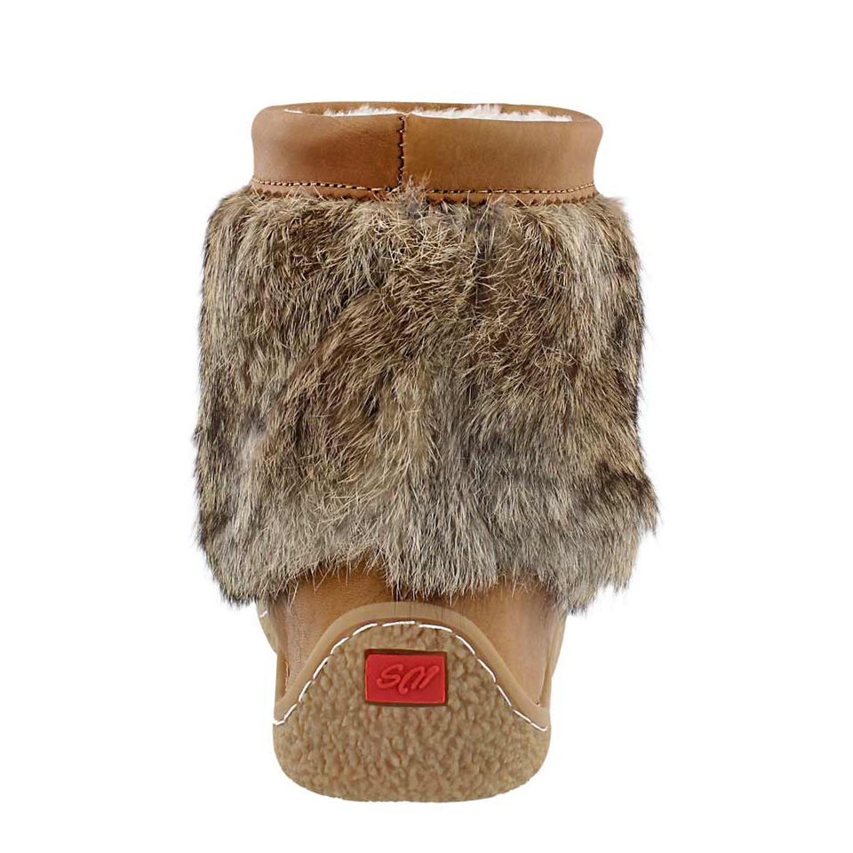Lds cork leather mini mukluk