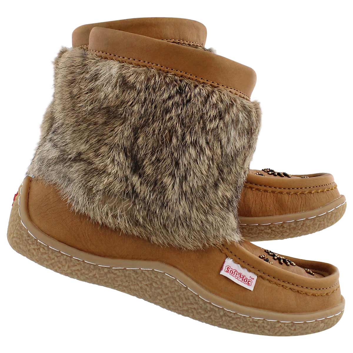 Lds cork leather mini mukluk
