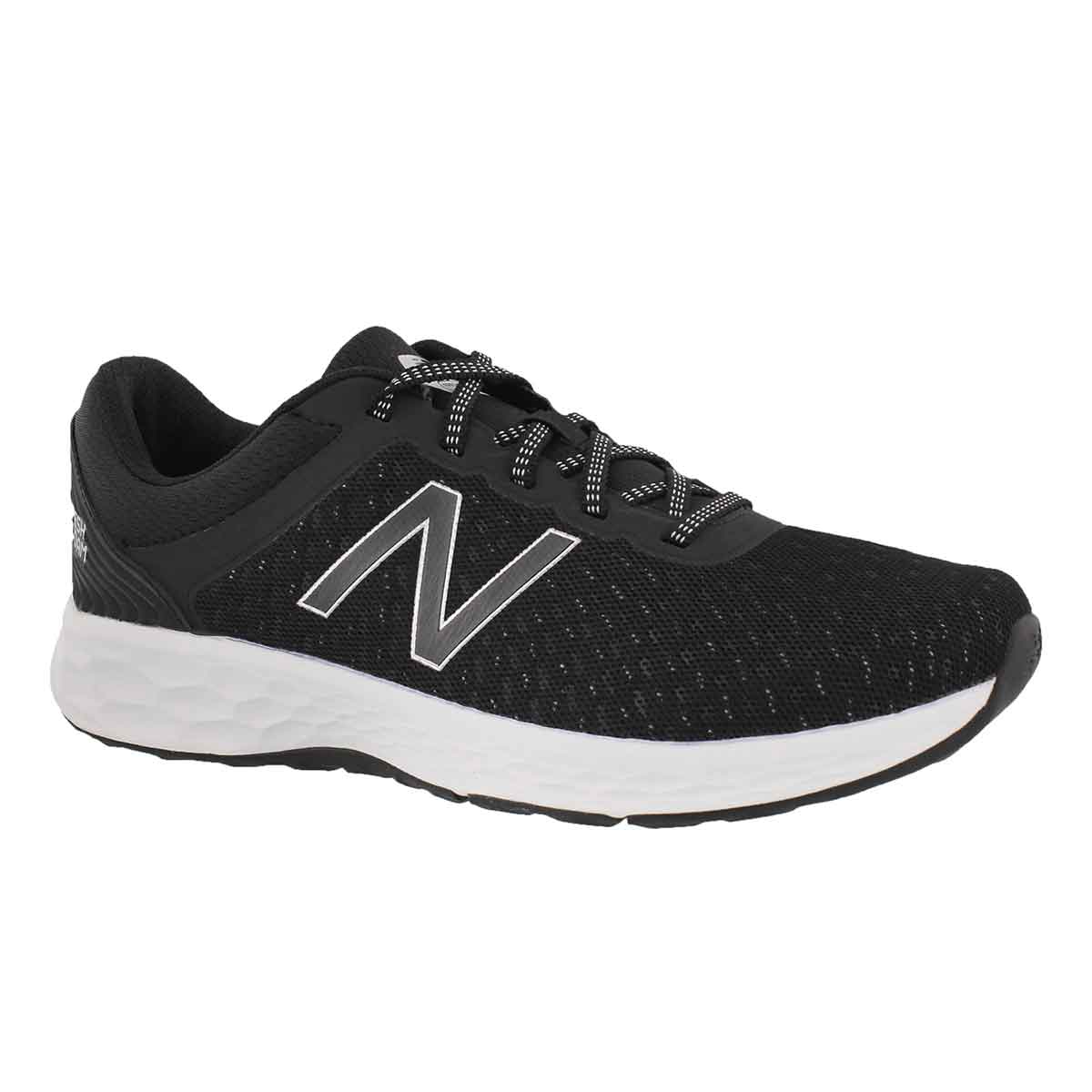 Mns Kaymin blk/overcast lace up sneaker