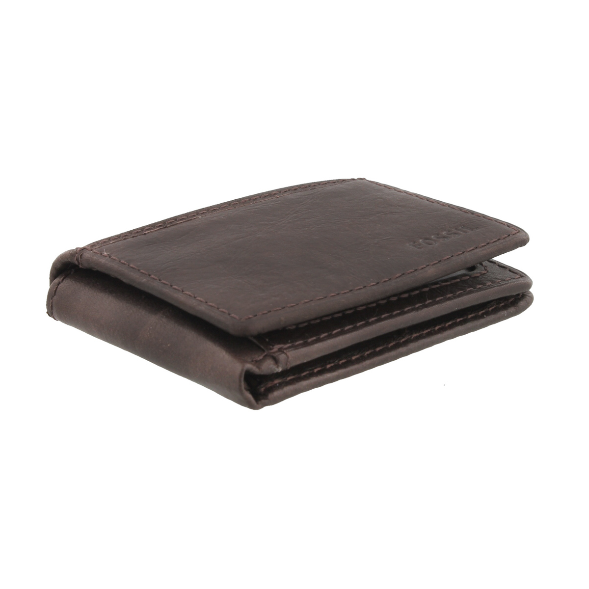 Mns Ingram Execufold brn leather wallet