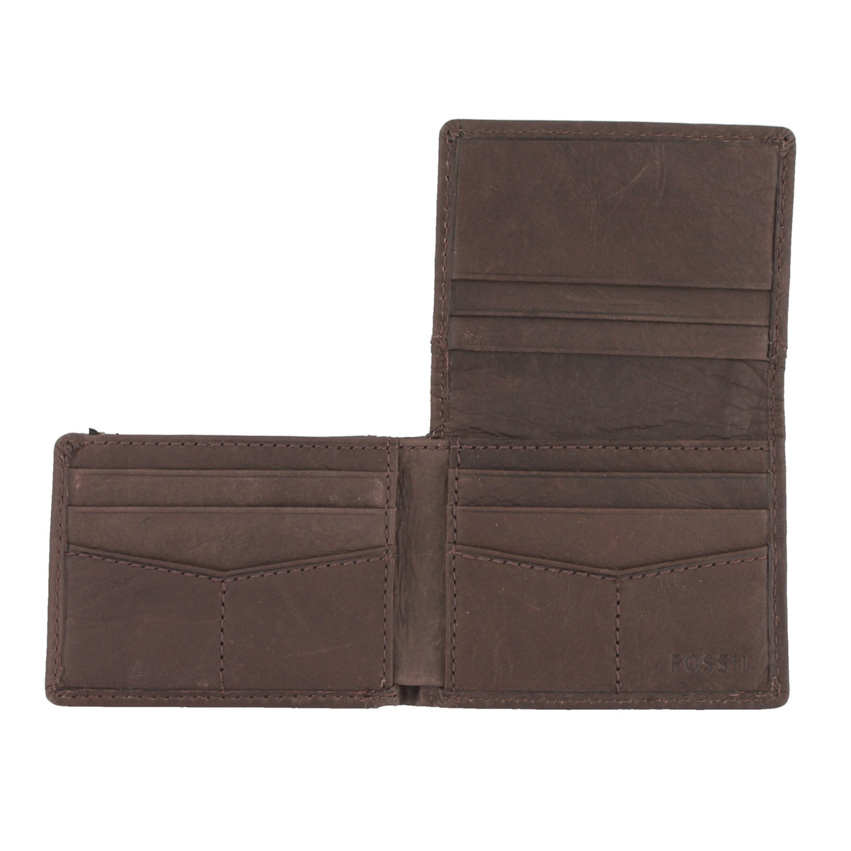 Mns Ingram Execufold brn leather wallet