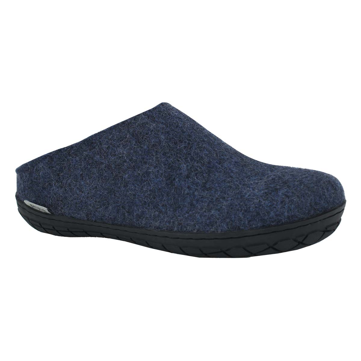 Lds Model BR denim open back slippers