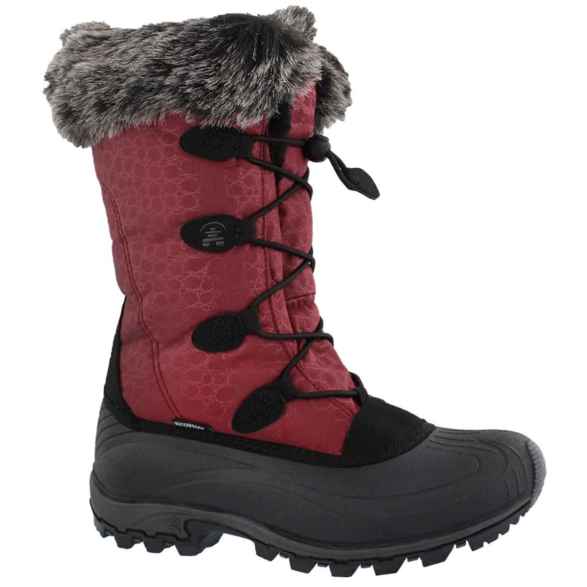 Women's MOMENTUM burgundy winter boots