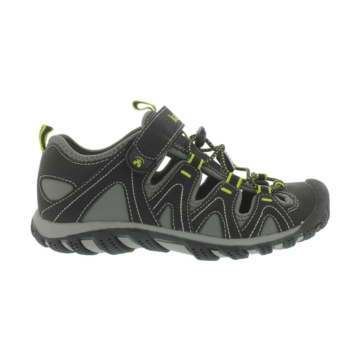 Bys Moorings black fisherman sandal