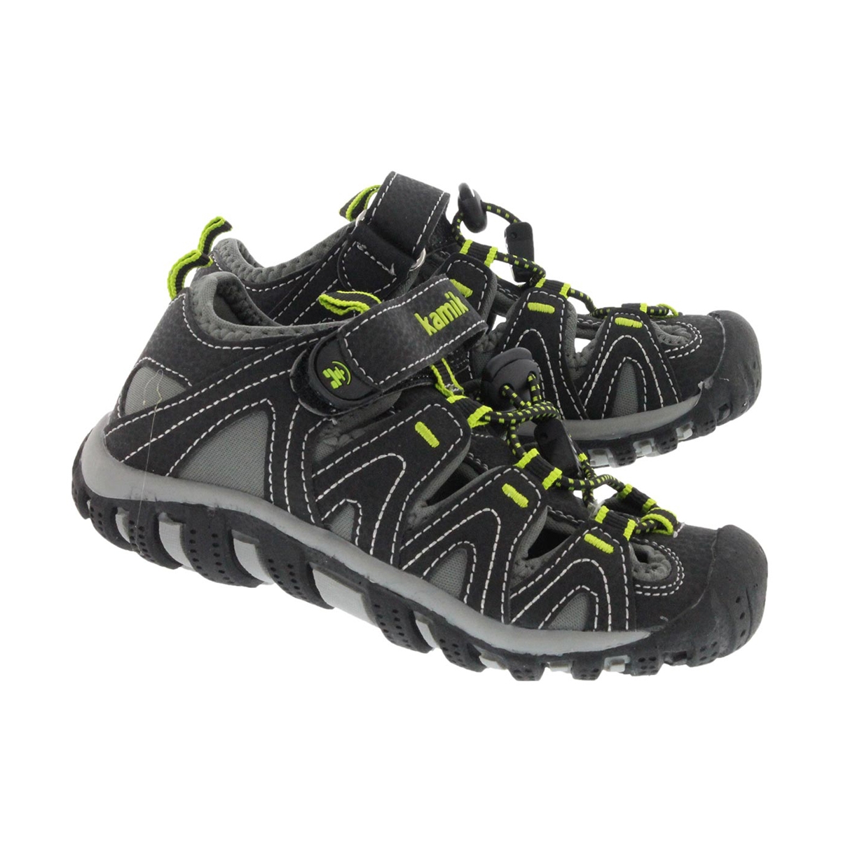 Bys Moorings black fisherman sandal