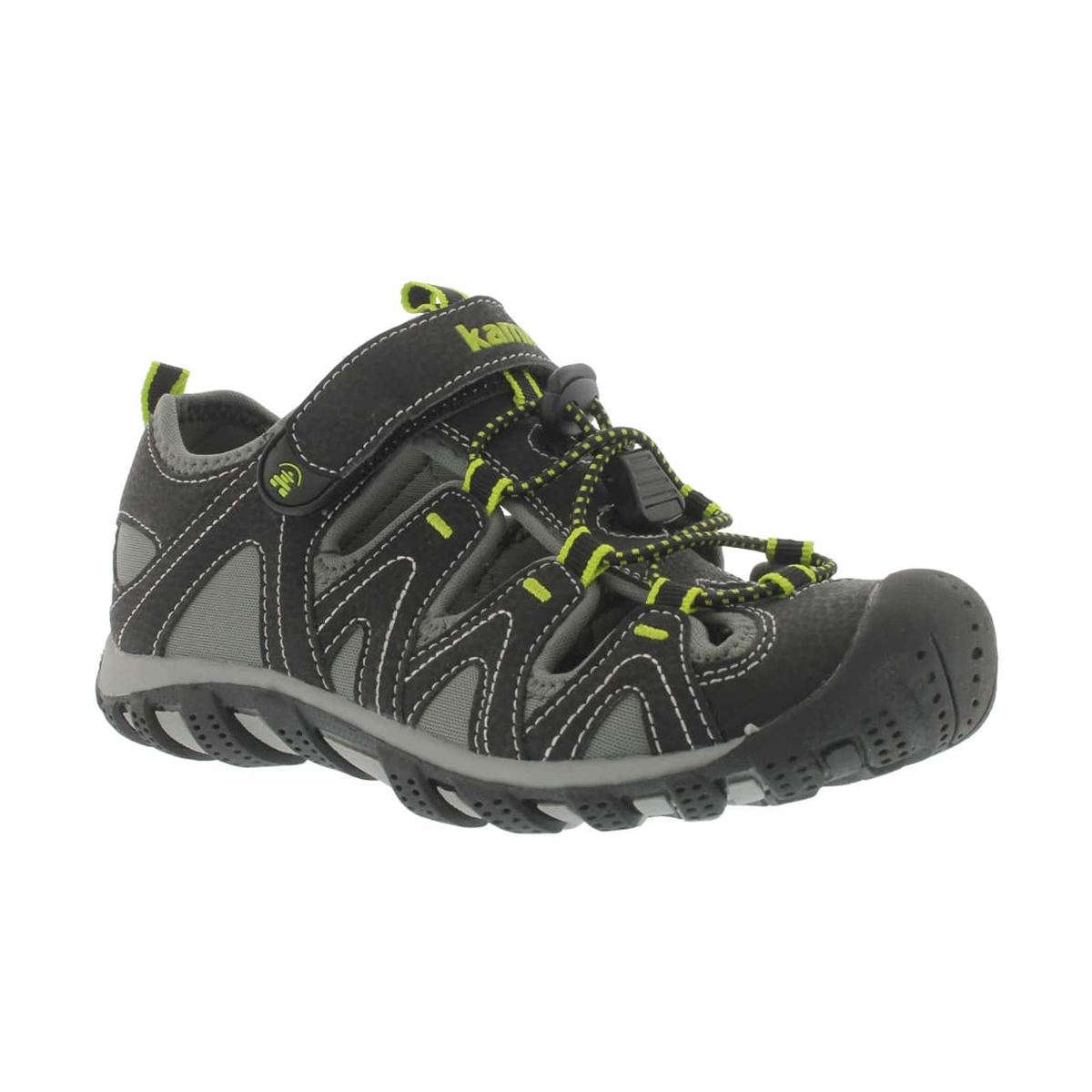 Bys Moorings black fisherman sandal