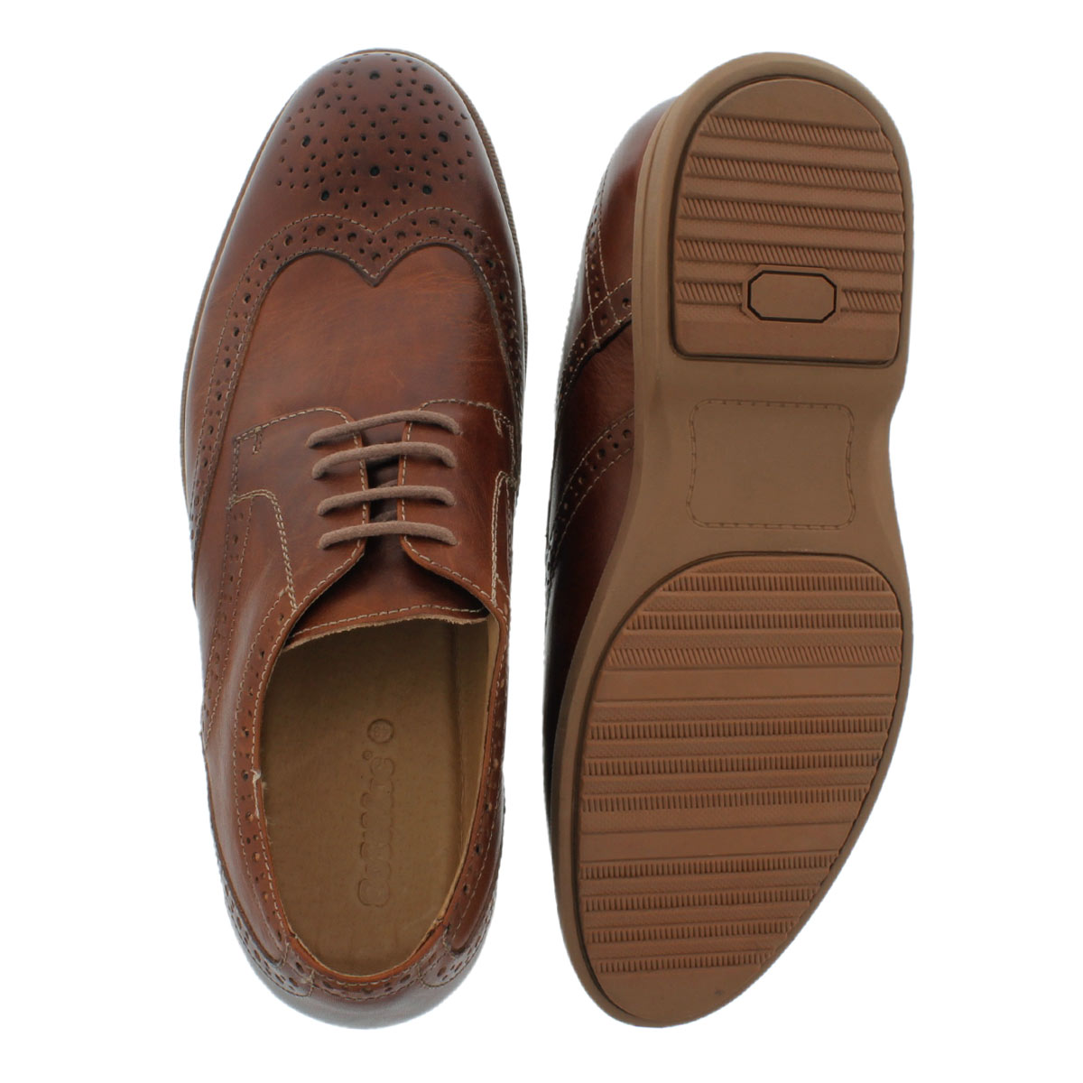 Mns Motion cognac 4-eye dress shoe