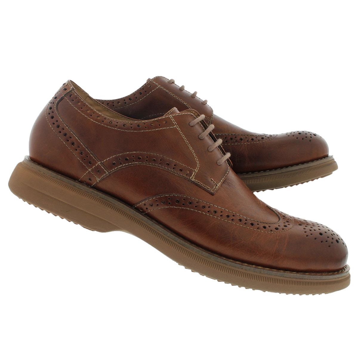 Mns Motion cognac 4-eye dress shoe